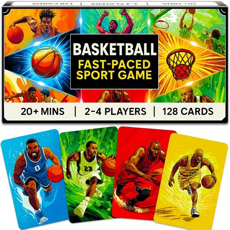 Amazon.com: QUOKKA Basketball Fast-Paced Card Game for Kids & Adults ...