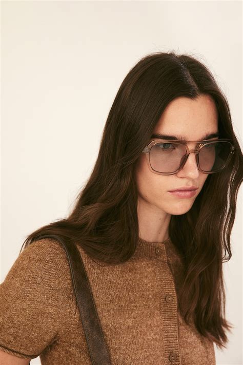 - Short-sleeved fine-knit cardigan - Brown marl - Ladies | H&M IN