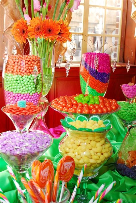 Image result for Colorful Candy Buffet
