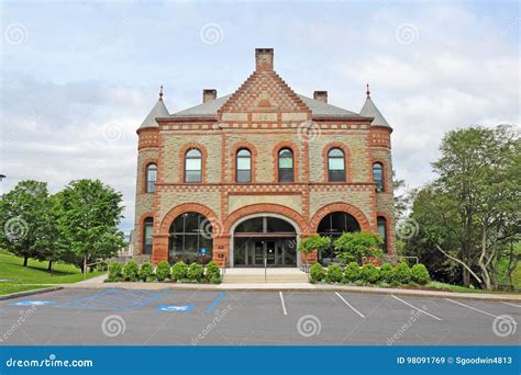 Admissions Building on the Campus of Colgate University in Hamilton ...