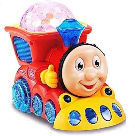 QBIC Bump and go Musical Engine Toy Train with Lights and Music / Cute ...
