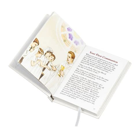 First Holy Communion Book, Lapel Pin, Rosary and Keepsake Box Set for a ...