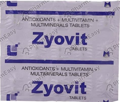 Buy ZYOVIT TABLETS 15'S Online & Get Upto 60% OFF at PharmEasy