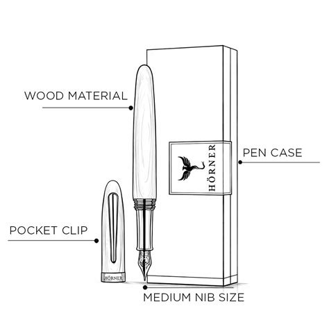 Horner | Imperius | Fountain Pen | Medium - SCOOBOO - Horner