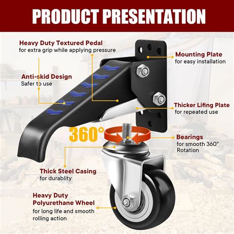 SPACECARE Retractable Workbench Casters Kit, Heavy India | Ubuy