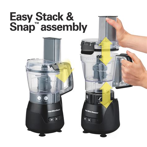 Hamilton Beach Stack & Snap Compact Food Processor 的图像结果