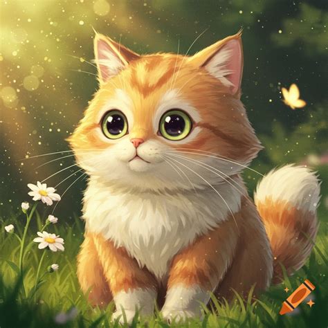 Cat in Studio Ghibli style on Craiyon