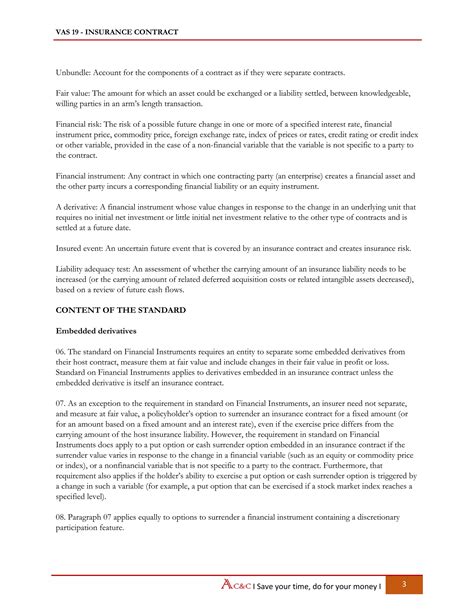 Vietnam Accounting Standards - VAS 19 Insurance Contract | PDF