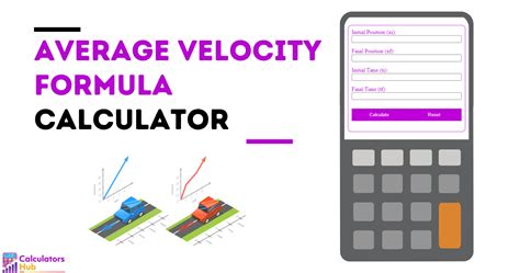 Image result for Average Velocity Formula