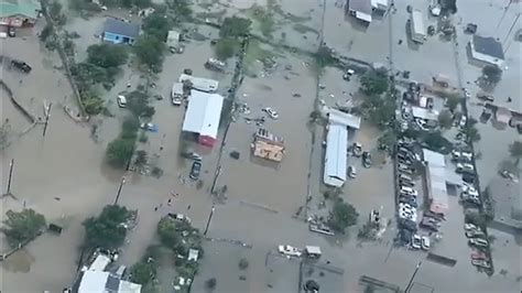 Aerial footage shows flood damage left behind by Hanna | thv11.com