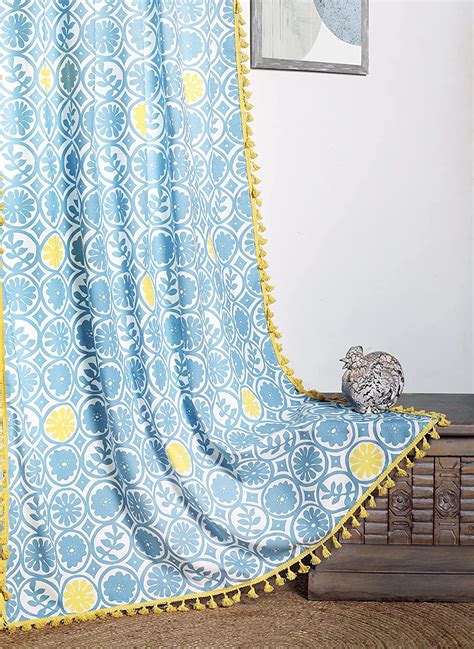 Buy Tranquebar Curtain Co. Window Curtains 5 Feet, 60-65% Room ...