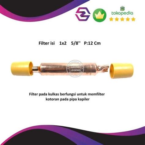 Jual Filter isi kulkas 1x2 body pipa 5/8 inch panjang 12 cm - Jakarta ...