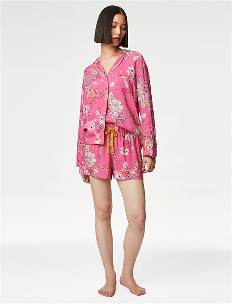 Buy Floral Pyjama Shorts at Marks & Spencer