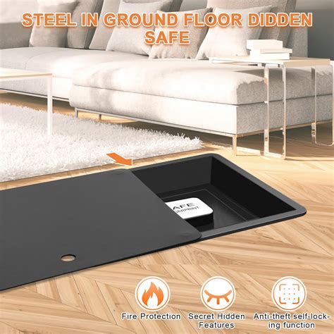 Fireproof Floor Safe, Heavy Duty In Ground Safe for Home with ...