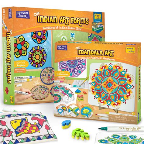 Indian Art Combo Kit – Imagimake