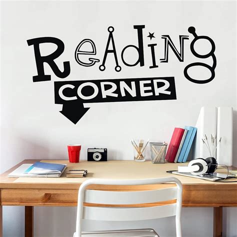 Buy Quotes Wall Decor Stickers for Library Reading Corner Letterings ...