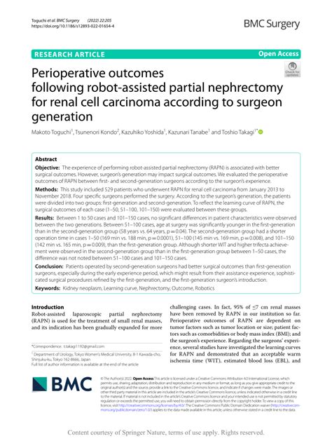 Image result for Robot-Assisted Partial Nephrectomy