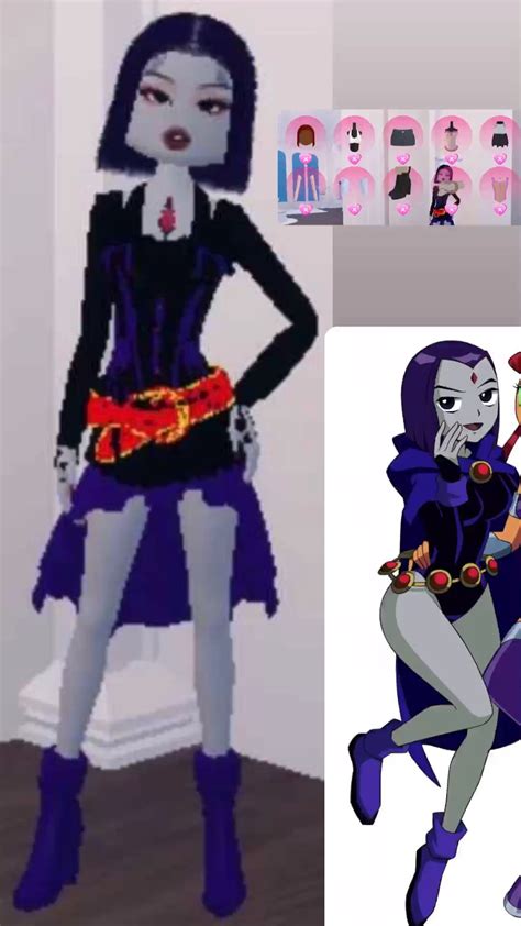 Raven (ttg) dti | Halloween costumes friends, Teen titans outfits, Dress to impress
