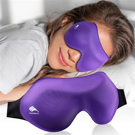 100% Blackout Eye Masks for Sleep: 3D Contoured Zero Eye Pressure ...
