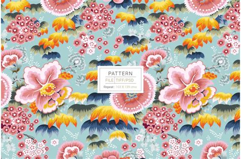 Mito, Oriental Floral Print Patterns! - Tashistudio.com