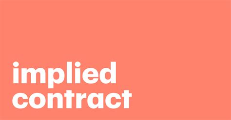 Implied Contracts Guide: Definition, Types with Examples - PandaDoc