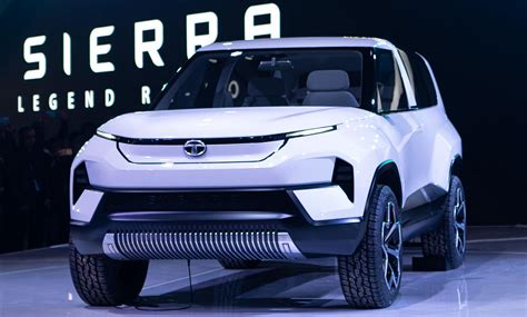 Auto Expo 2020: Tata Unveils New Sierra EV Concept That Has A Moss ...