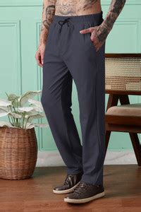 FOXTER Solid Men Grey Track Pants - Buy FOXTER Solid Men Grey Track ...