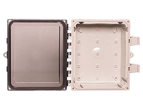 Attabox Heartland AH1084C Polycarbonate Enclosure with Hinged, Locking ...