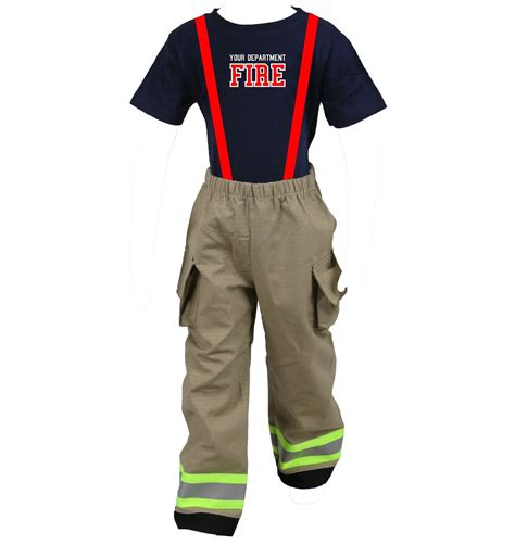 ORIGINAL Firefighter Personalized TAN 2-Piece Toddler Outfit ...