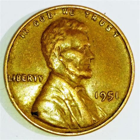1951 Wheat Penny - Rare Collectible Vintage Cent
