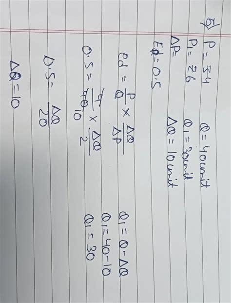 Calculate the quantity of demand of a commodity when the price ...