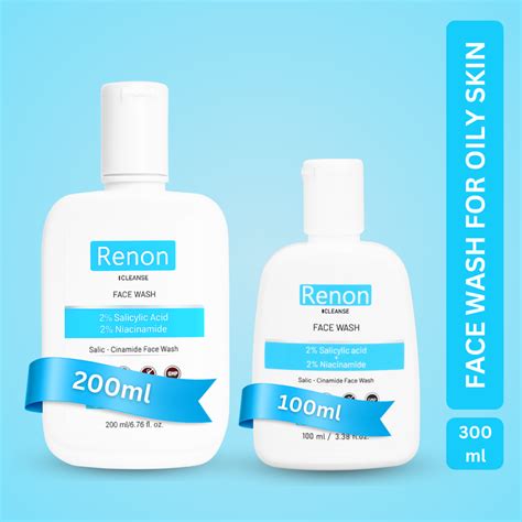 Renon Cleanse 2% Salicylic + 2 % Niacinamide Face wash | Super Saver P
