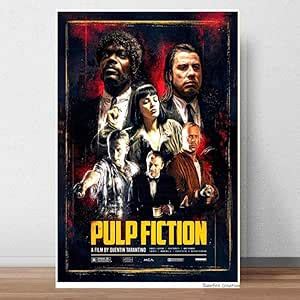 Pulp Fiction Movie Poster for Home Office and Student Room Wall Decor ...