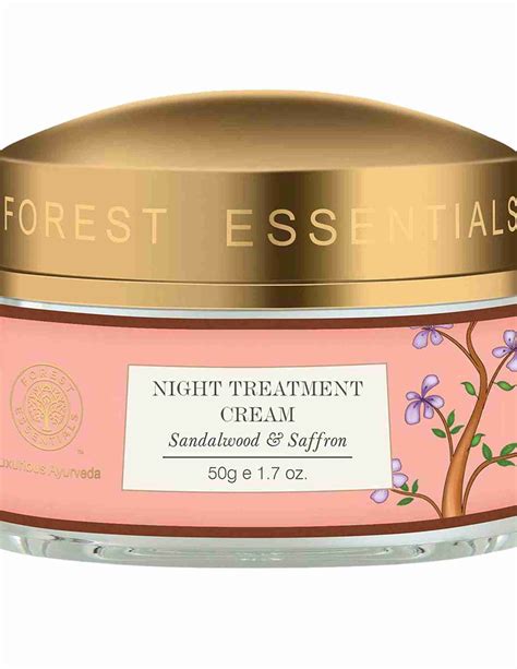 Night Treatment Cream With Sandalwood And SaffronNormal Towards Dry ...