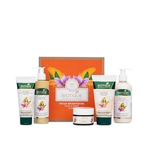 Biotique Ubtan Brightening Face & Body Glow Kit 750ml+50gm : Amazon.in ...