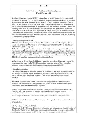 NLP Unit-5 - NLP NOTES UNIT-5 - NLP Unit- Application of NLP An ...