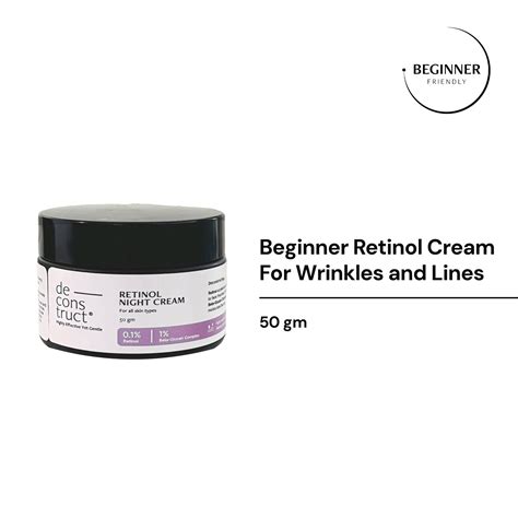 Buy Retinol Night Cream for All Skin Types Online at Deconstruct