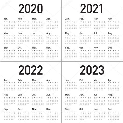 Calendar 2021 – 2023 3C7