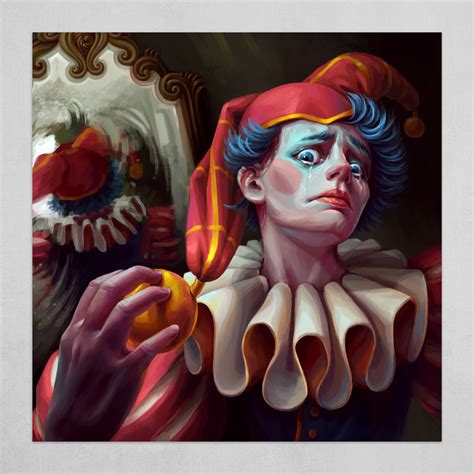 Sad Clown Painting