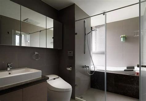 现代卧室卫生间隐形门装修设计效果图 – 设计本装修效果图