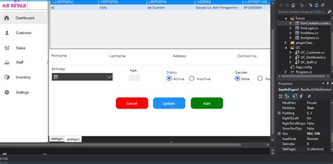 Image result for DataGridView Control C