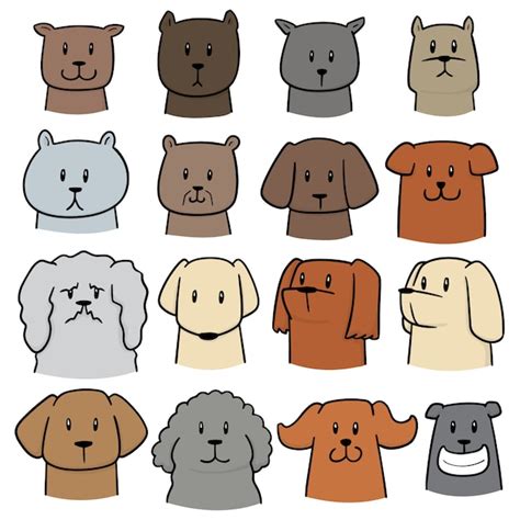 Set of dog | Premium Vector