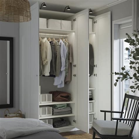 PAX / GULLABERG wardrobe combination, white/white, 150x60x236 cm ...