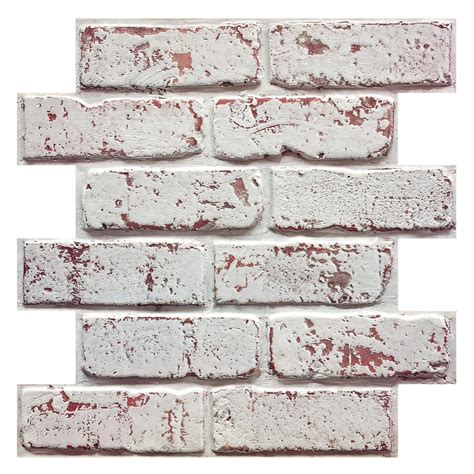 Amazon.com: COMSTICKC 3D Faux Brick Wall Panel, Peel and Stick Brick ...