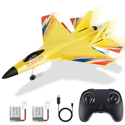Yellow RC Airplane Comes with 2 Batteries , 2.4 GHZ India | Ubuy