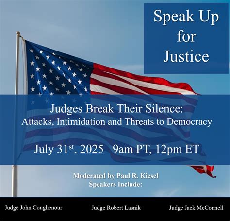 Speak Up for Justice