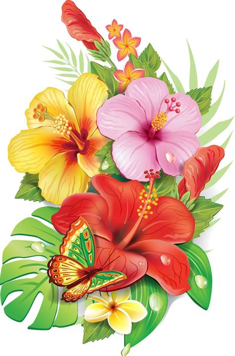 Hawaii Flower Drawing at GetDrawings | Free download