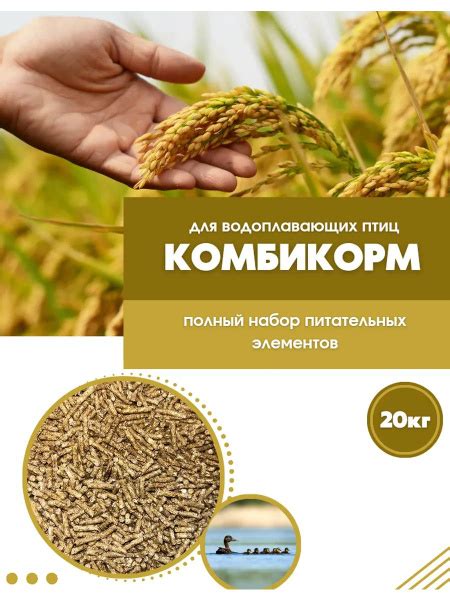 Комбикорм для водоплавающих птиц 20кг купить на OZON по низкой цене ...