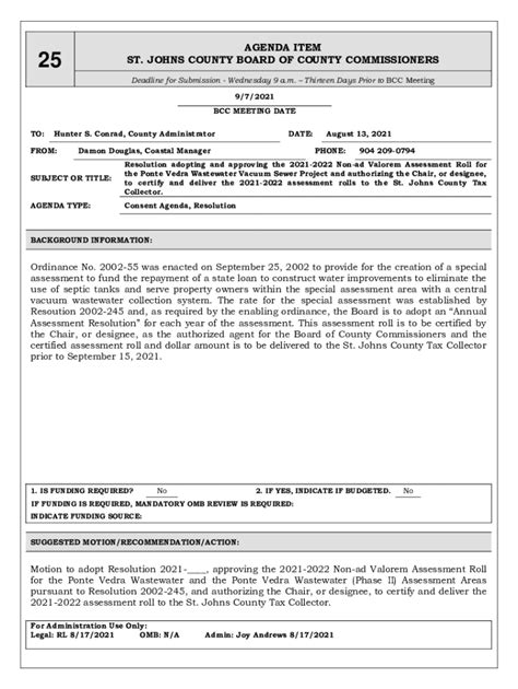 Fillable Online Resolution adopting and approving the 2021-2022 Non-ad ...