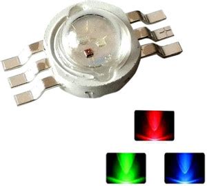 Wenray (5 Pieces) 3W Super Bright 6 Pin RGB SMD LED Diode Chip 350mA ...